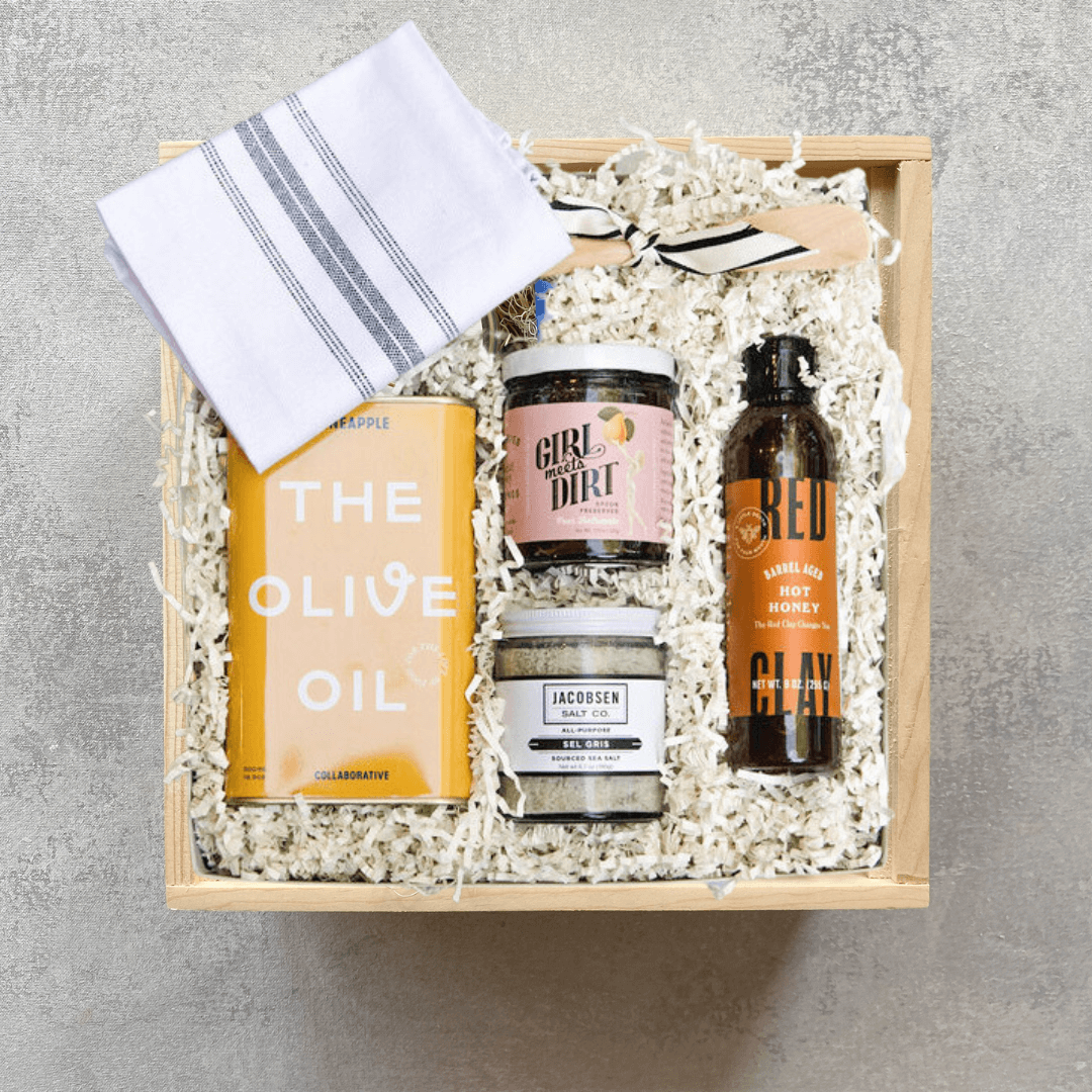 Semi - Custom Corporate Gifts - Bulk Gift Boxes for Clients & Employees: Chef's Kitchen - Box + Wood Gift Company