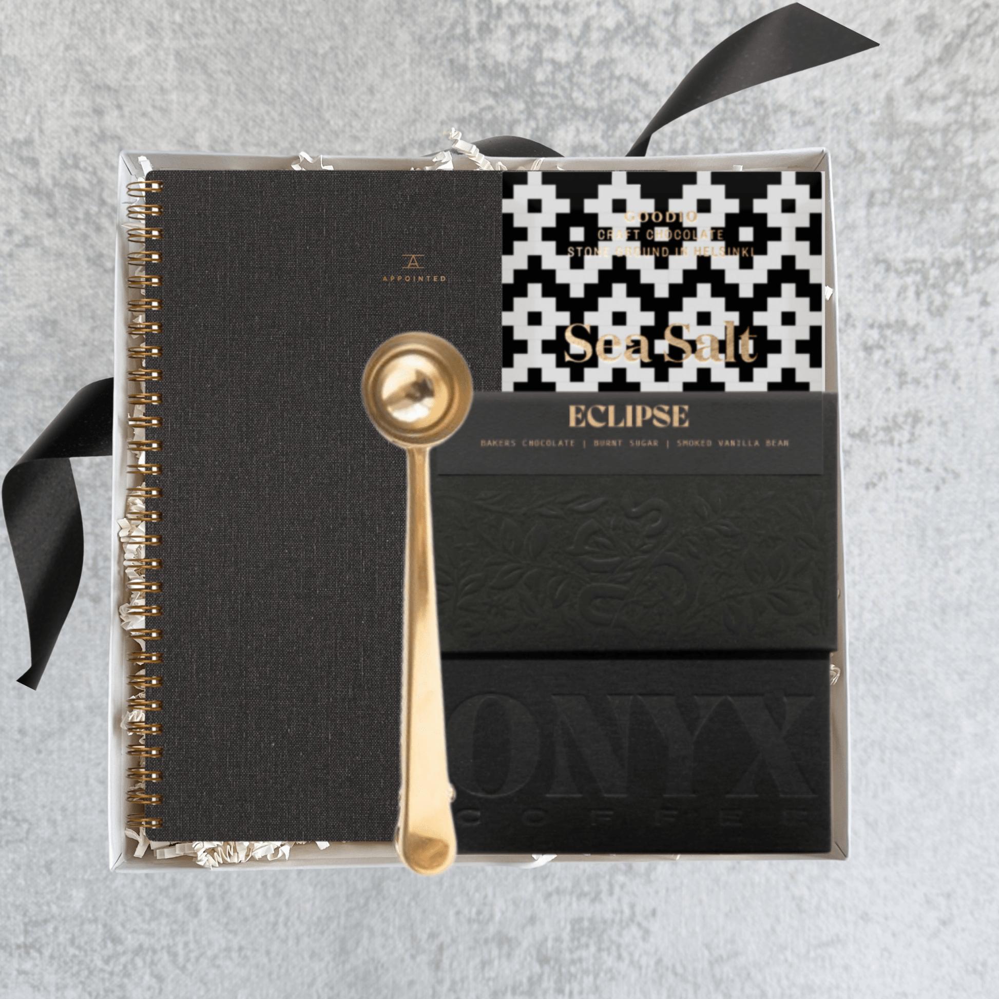 Curated Corporate Gifts - Monochromatic Gift Box - Box + Wood Gift Company