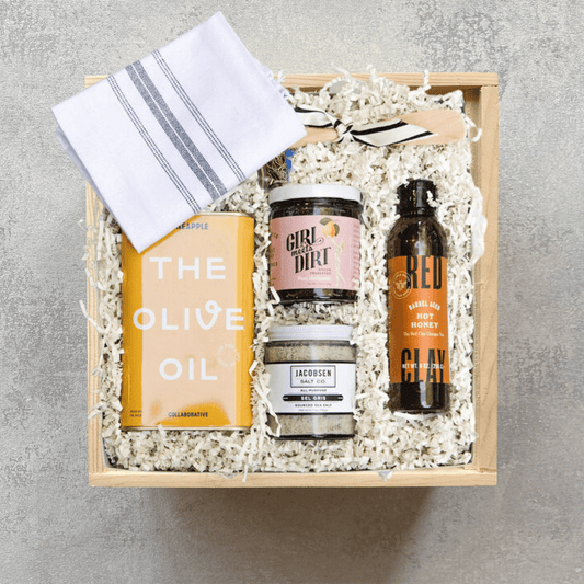 Semi - Custom Corporate Gifts - Bulk Gift Boxes for Clients & Employees: Chef's Kitchen - Box + Wood Gift Company