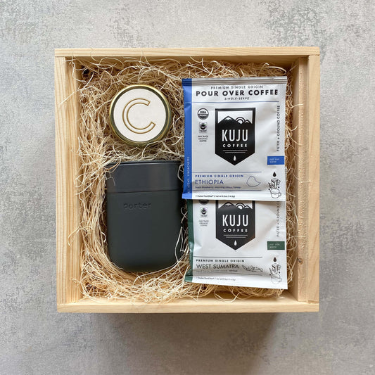 Box+Wood Gift Company Semi-Custom Gift Box | Coffee To-Go