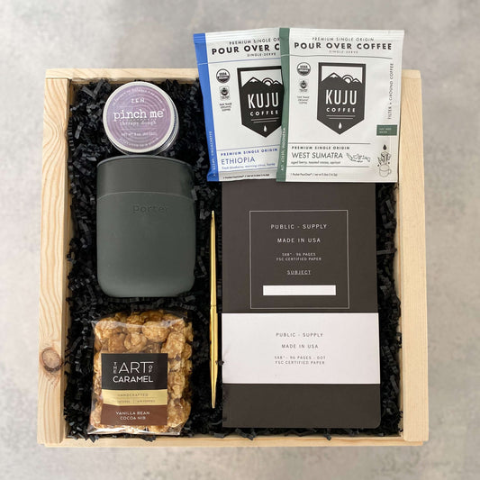 Box+Wood Gift Company Semi-Custom Gift Box | Out of Office Gift Box